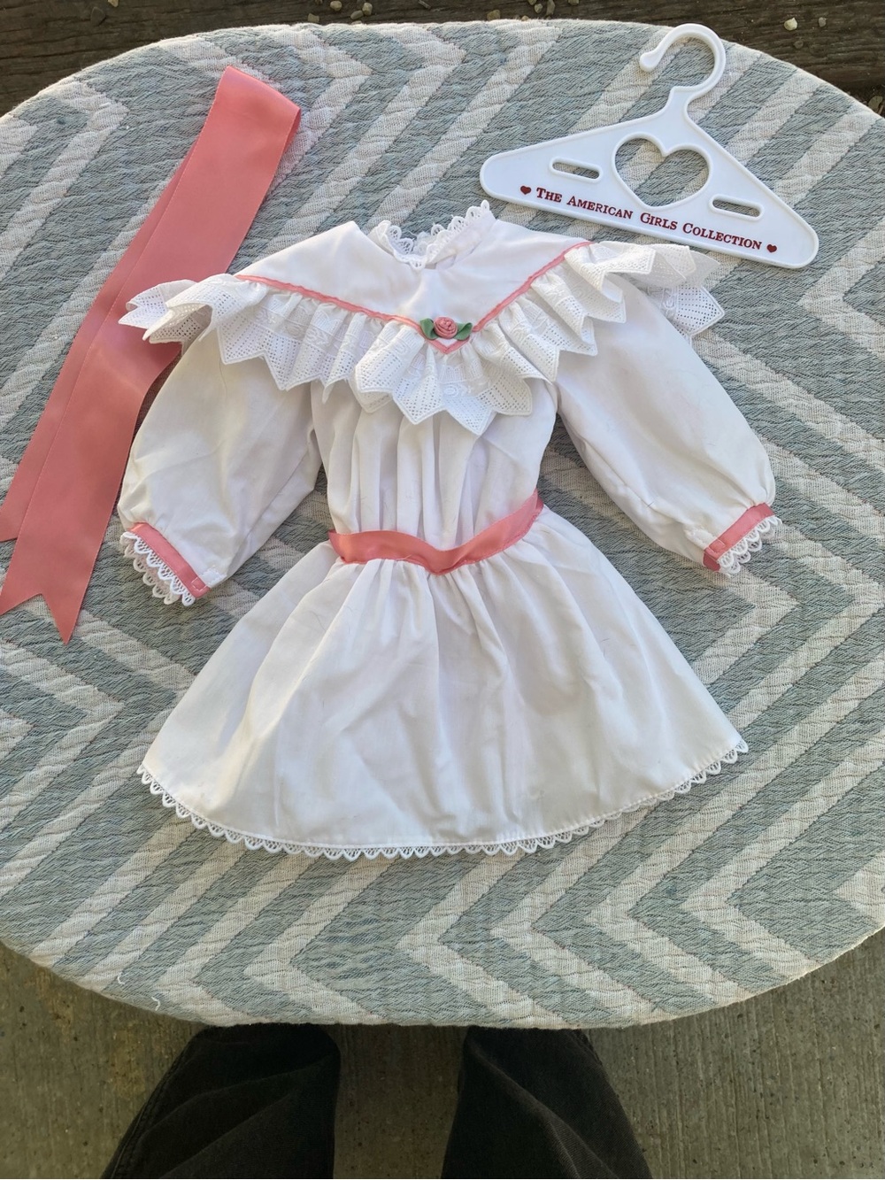 Pleasant Company American Girl Doll Samantha Tea Dress with Ribbon